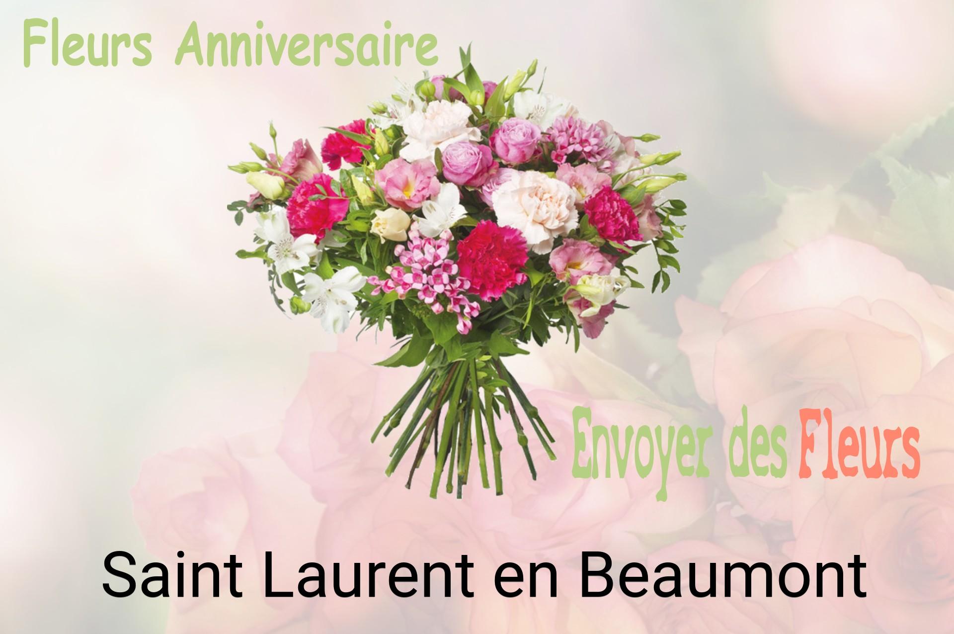 Bouquet de fleurs d’anniversaire livré à Saint-Laurent-en-Beaumont